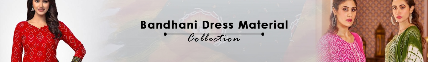 Wholesale Bandhani Dress Material