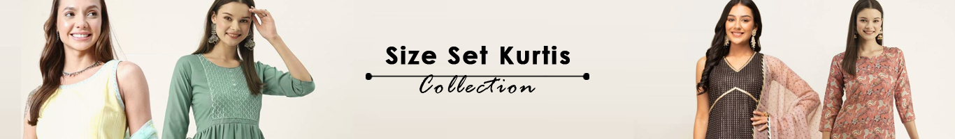 Wholesale Size Set Kurtis