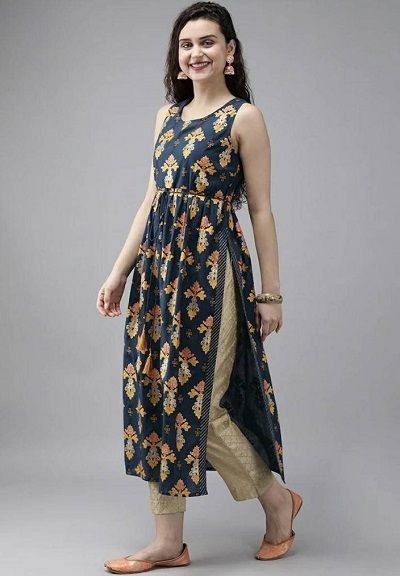 Fashionable Women Modern Sleeve Designs for Kurtis in 2024