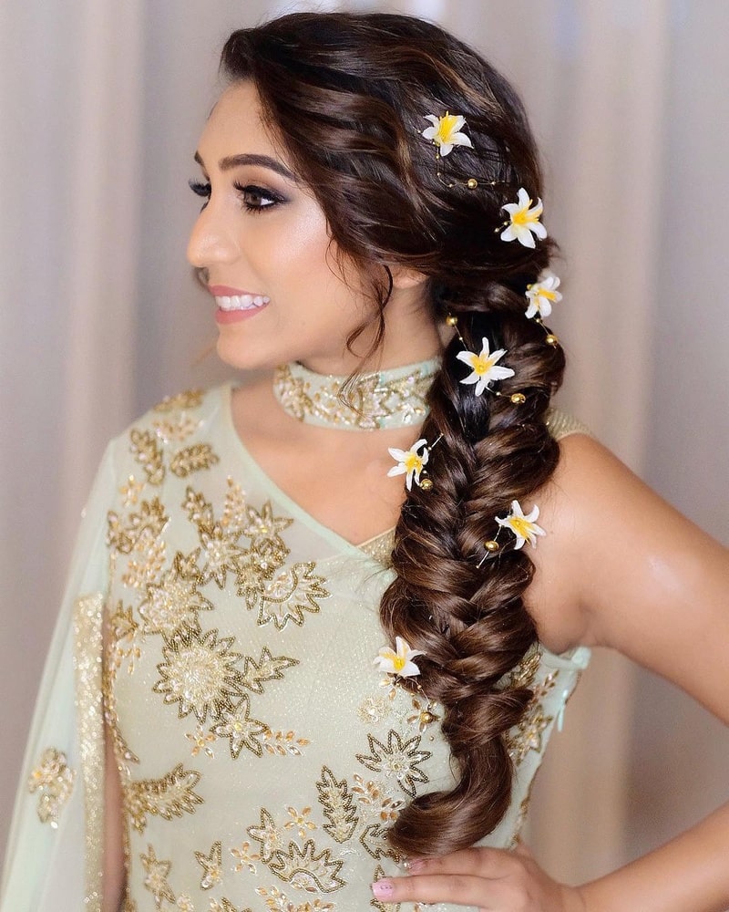 50+ Modern Hairstyles for Lehenga